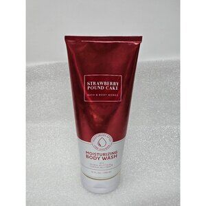 Bath & Body Works Strawberry Pound Cake Moisturizing Body Wash Shea Butter Cocoa